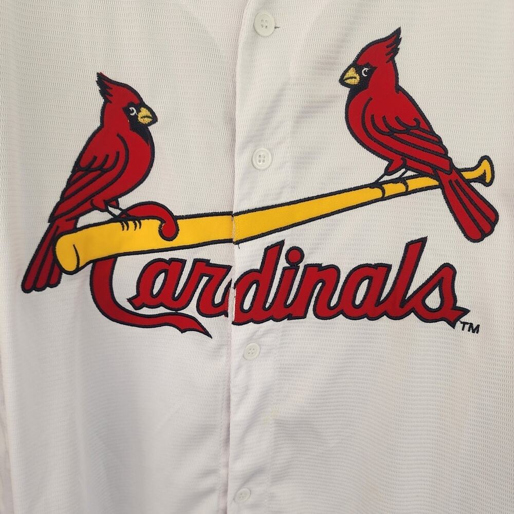 St. Louis Cardinals Mens XL White Embroidered Promotional Jersey 2018 - Picture 3 of 6